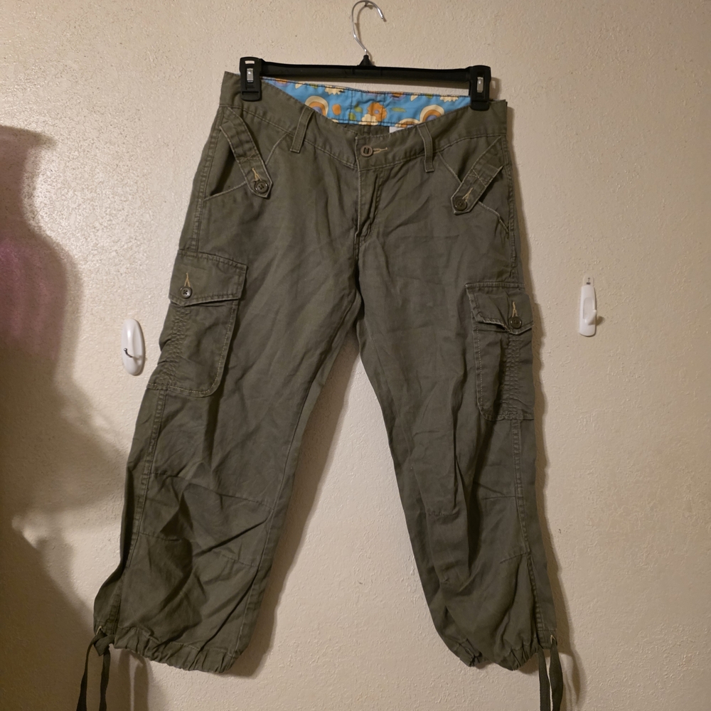 Olive Green Cargo Pants for Men - Casual Utility Style